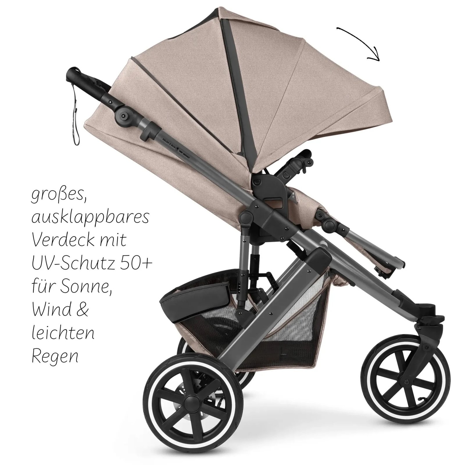 Poussette de sport Salsa 5 Run ( avec homologation sport ) confortable et légère, pour les familles qui aiment le sport – Image 14