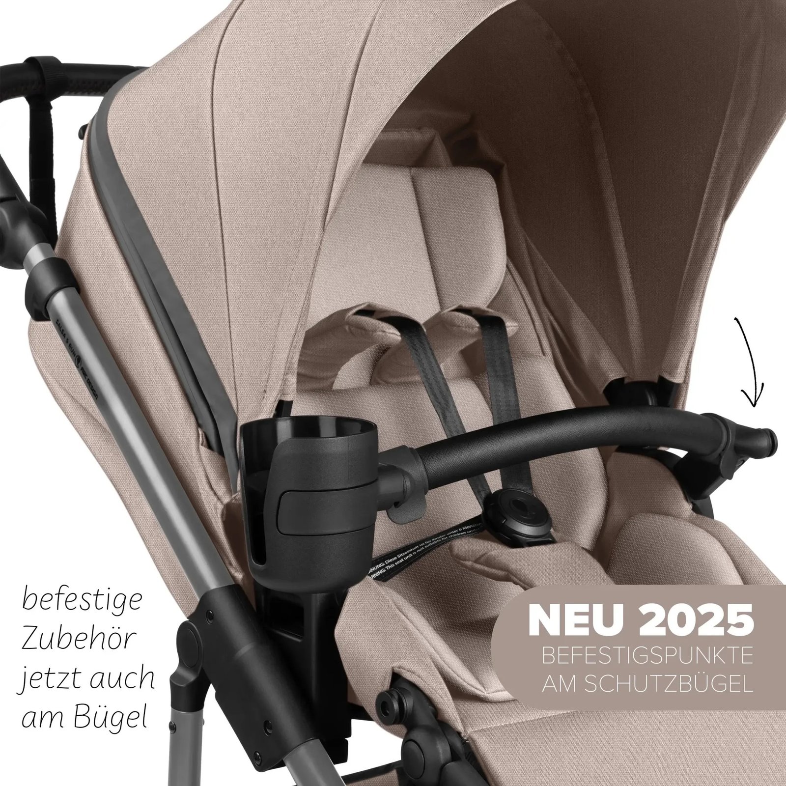 Poussette de sport Salsa 5 Run ( avec homologation sport ) confortable et légère, pour les familles qui aiment le sport – Image 9