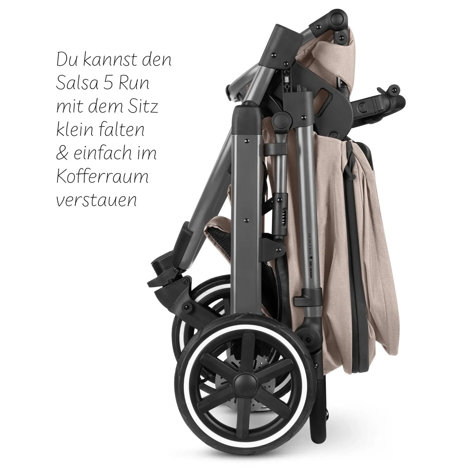 Poussette de sport Salsa 5 Run ( avec homologation sport ) confortable et légère, pour les familles qui aiment le sport – Image 7