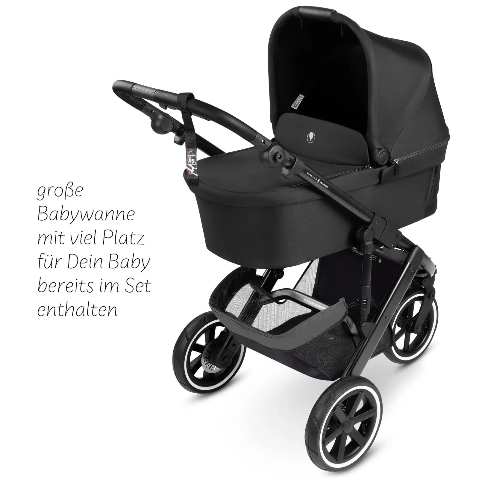 Poussette 2en1 Salsa 5 Run - Confortable et Légère, pour les Familles qui aiment le Sport – Image 25