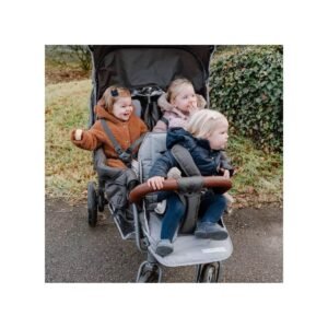 Nouvelle Poussette Triplet Anthracite Childhome
