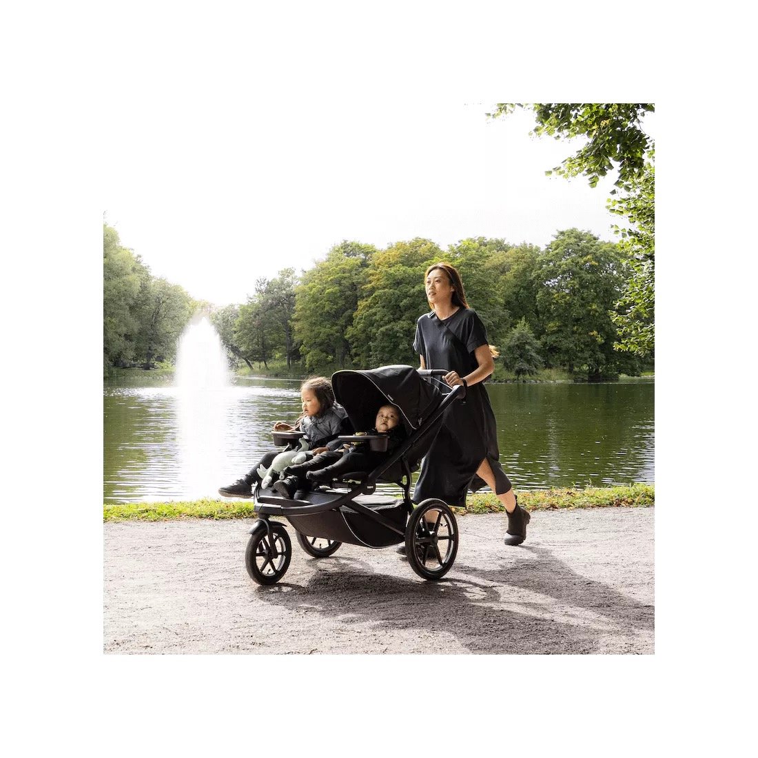 Poussette Urban Glide 3 Double - Thule - Poussette tout-terrain qui assure la sécurité et le confort de vos enfants. – Image 2