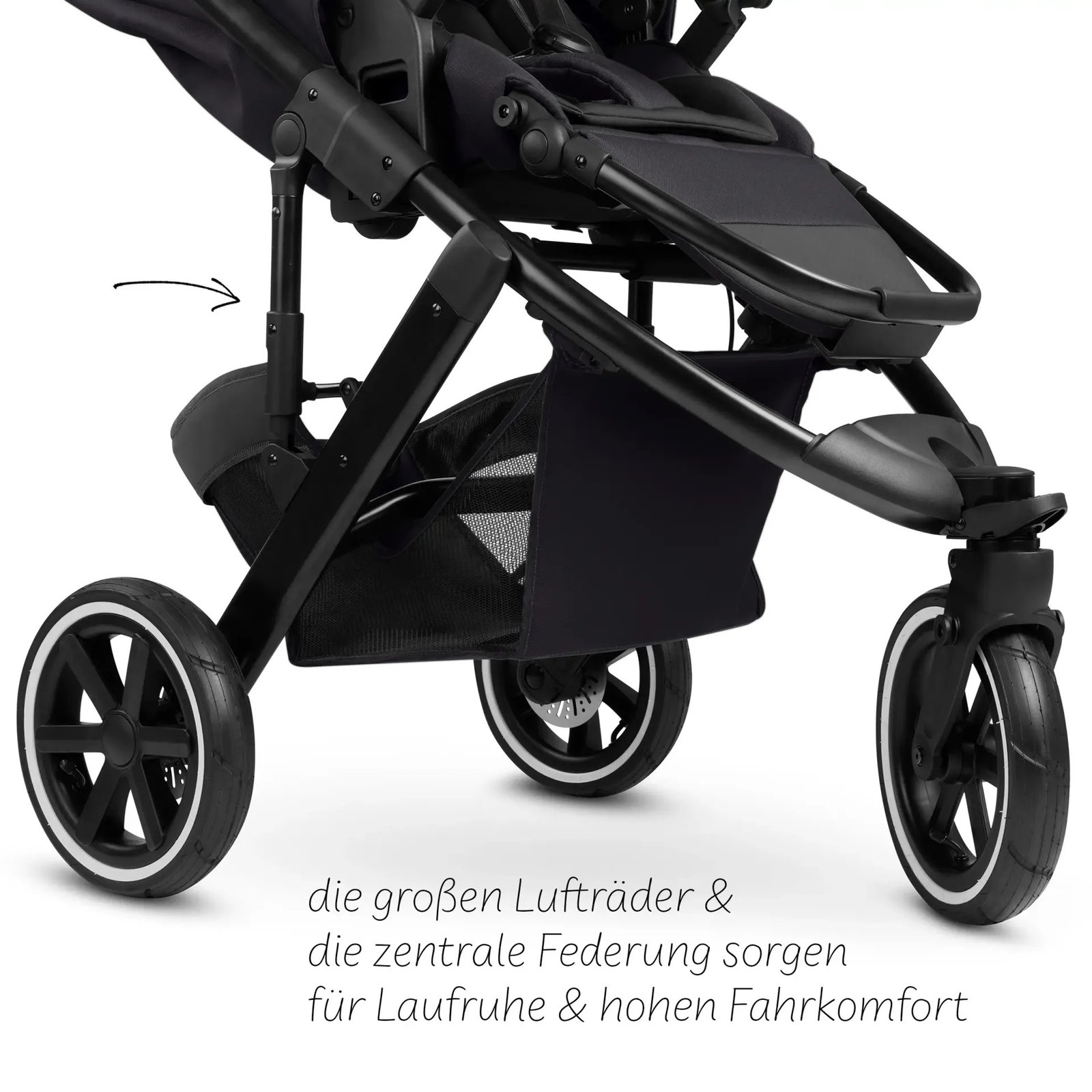 Poussette 2en1 Salsa 5 Run - Confortable et Légère, pour les Familles qui aiment le Sport – Image 9