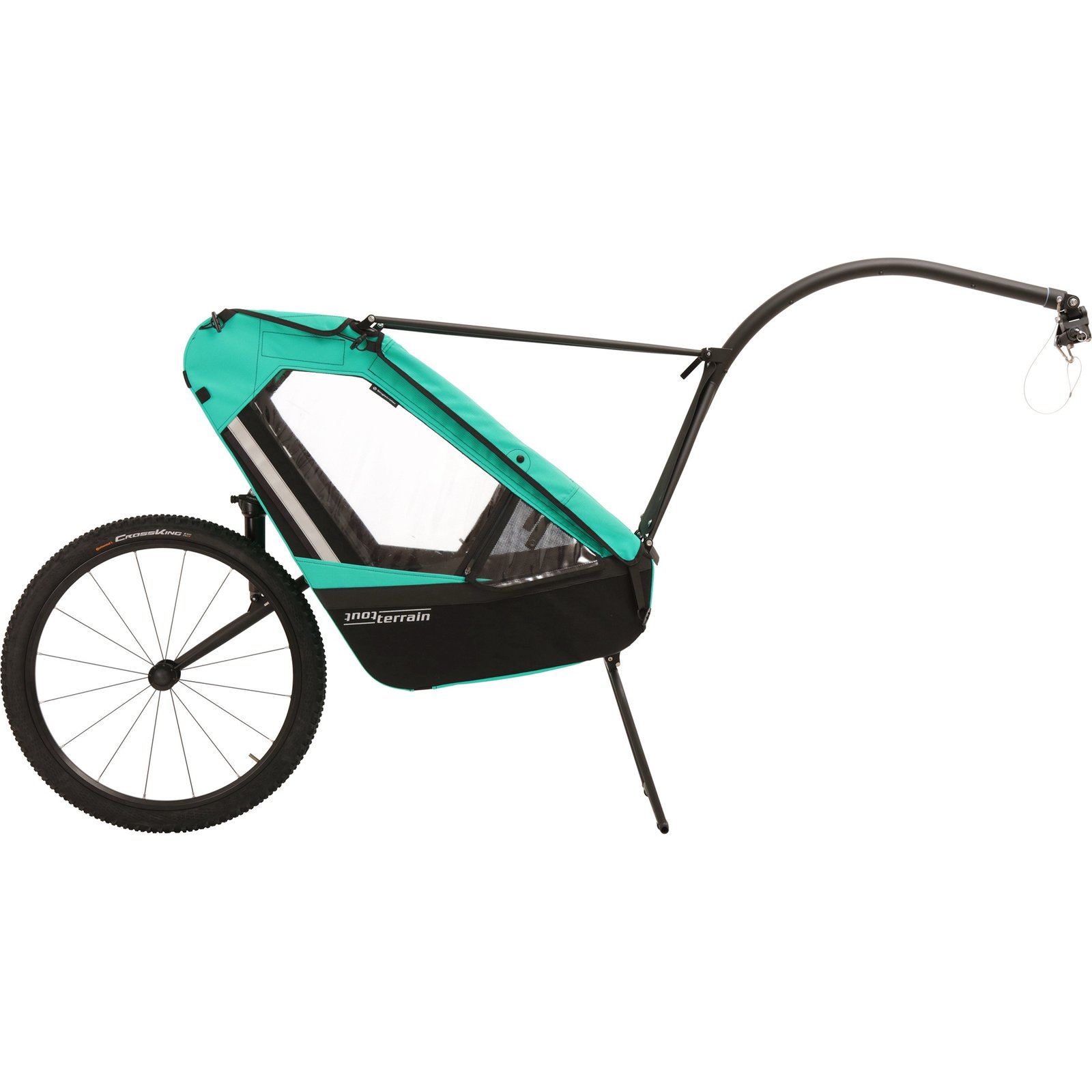 Remorque sport Singletrailer II enfant - Tout Terrain avec suspension réglable – Image 8