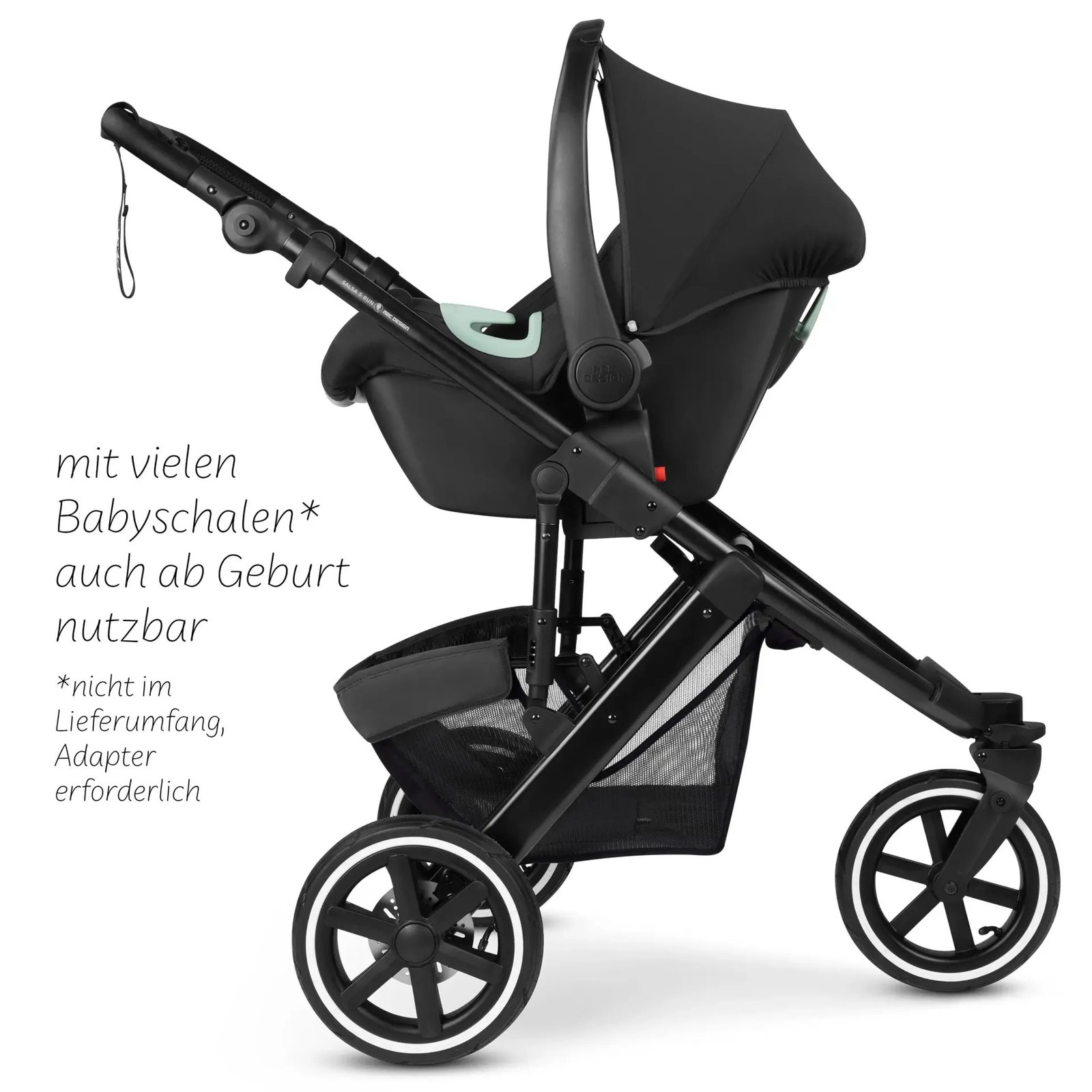Poussette 2en1 Salsa 5 Run - Confortable et Légère, pour les Familles qui aiment le Sport – Image 6