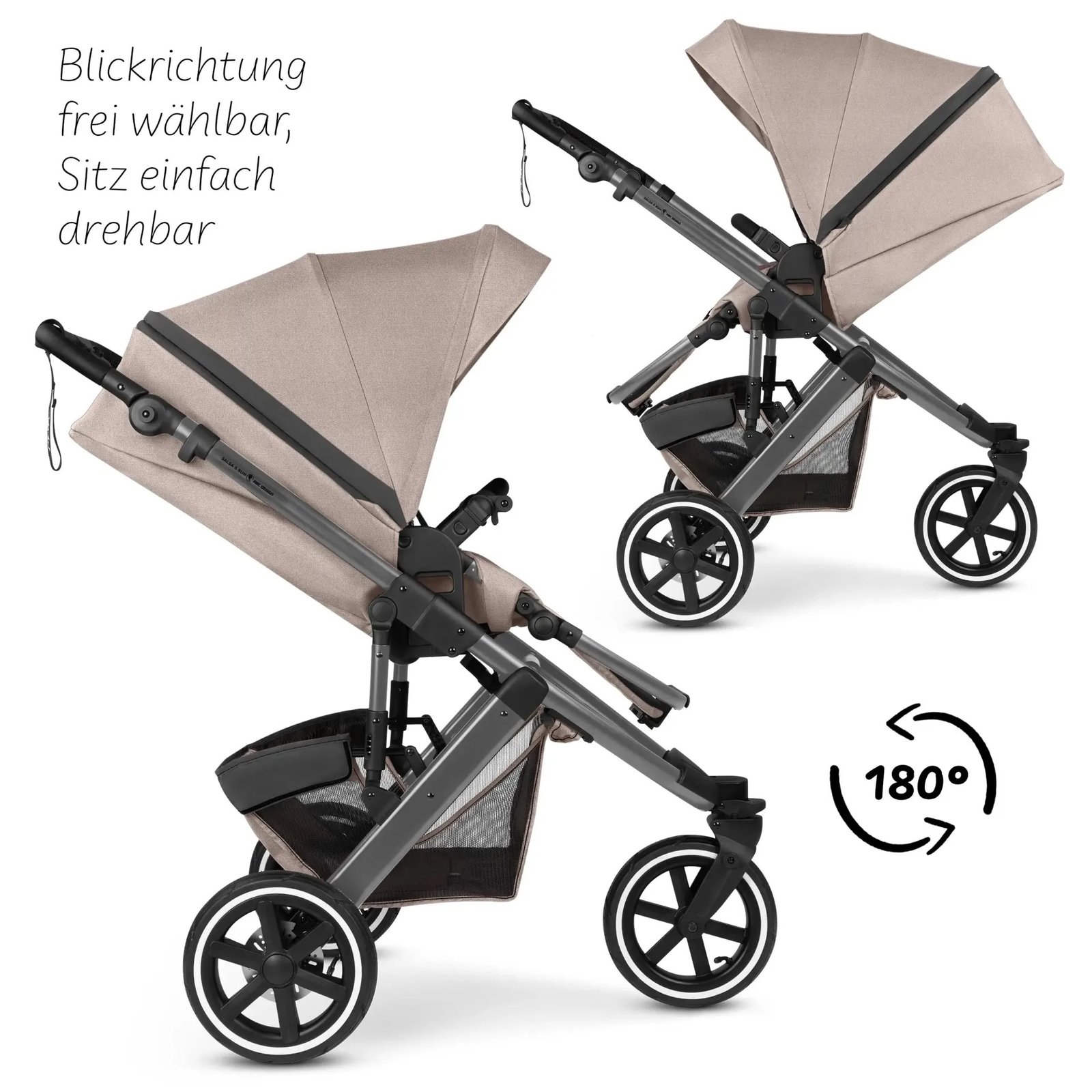 Poussette de sport Salsa 5 Run ( avec homologation sport ) confortable et légère, pour les familles qui aiment le sport – Image 16